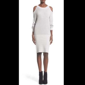 J.O.A. Cold Shoulder Sweater Dress